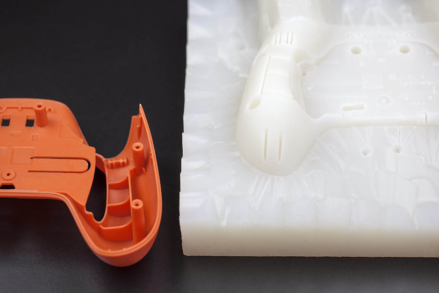 urethane casting part with mold